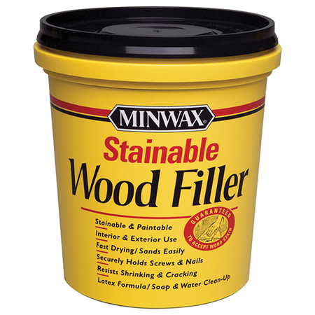 Minwax 16 Oz Natural Stainable Wood Filler Interior / Exterior Wood Filler 42853